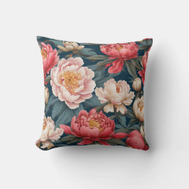 Rosa und weiße Erdnüsse Oriental Kissen