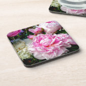 Rosa und weiße Erdnüsse Untersetzer (Linke Seite)