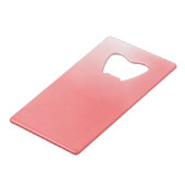 Rosa und weiße Farbe Geldbeutel Flaschenöffner (Rückseite Schrägansicht)