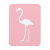 Rosa und weiße Flamingo Magnet (Vertikal)