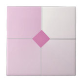 Rosa und weiße Fliesen (Vorderseite)