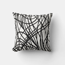 Rosa und weiße, gebürstete Kissen Kissen