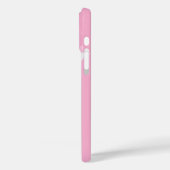 Rosa und weiße Herzen personalisiert Case-Mate iPhone Hülle (Rückseite / Links)
