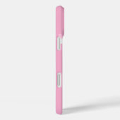 Rosa und weiße Herzen personalisiert Case-Mate iPhone Hülle (Rückseite / Rechts)