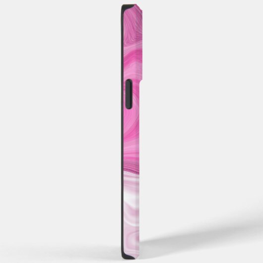 Rosa und weiße Imitat Marmor Case-Mate iPhone Hülle (Rückseite / Rechts)