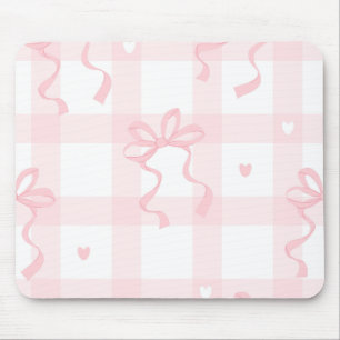 Rosa und Weiße Kokette Themen-Mauspad Mousepad