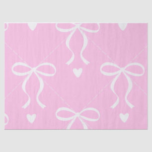 rosa und weiße Koketten-Schleifen-Tissue-Papier  Seidenpapier