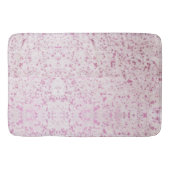 Rosa und weiße Kokospalmen Western Badematte (Vorderseite)