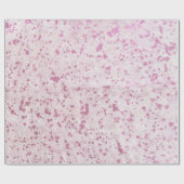 Rosa und weiße Kokospalmen Western Geschenkpapier (Flach)