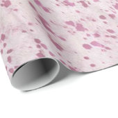 Rosa und weiße Kokospalmen Western Geschenkpapier (Rolleneckpunkt)