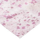 Rosa und weiße Kokospalmen Western Kurzer Tischläufer (Ecke)