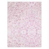 Rosa und weiße Kokospalmen Western Tischdecke (Vorderseite)