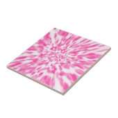 Rosa und weiße Krawatte Fliese (Seite)