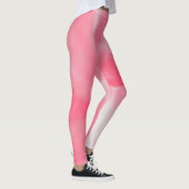 Rosa und weiße Krawatte Leggings (Rechts)