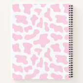 Rosa und weiße Kuh Notizblock (Rückseite)