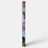 Rosa und weiße Laurel Blume Samsung Galaxy Hülle (Linke Seite)