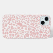 Rosa und weiße Leoparden Case-Mate iPhone Hülle (Rückseite (Horizontal))