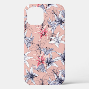 Rosa und weiße Lilien Case-Mate iPhone Hülle