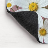 Rosa und weiße Milchprodukte Mousepad (Ecke)