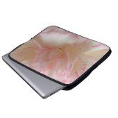 Rosa und weiße Narben Laptopschutzhülle (Vorne Knopf)