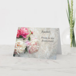 Rosa und weiße Pfannkuchen mit spitzenfarbenem Hin Einladung