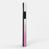 Rosa und weiße Pfeifen mit Zeitungspapier-Hintergr Case-Mate iPhone Hülle (Hinten/Rechts)