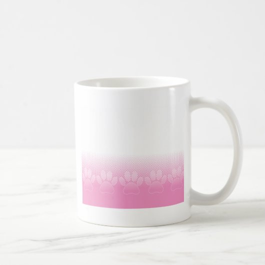 Rosa und weiße Pfeifen mit Zeitungspapier-Hintergr Kaffeetasse (Rechts)