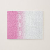 Rosa und weiße Pfeifen mit Zeitungspapier-Hintergr Puzzle (Horizontal)