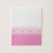 Rosa und weiße Pfeifen mit Zeitungspapier-Hintergr Puzzle (Vertikal)