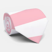 Rosa und weiße Riesengestelle Krawatte (Gerollt)