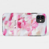 Rosa und weiße Rosen-Blumenblätter Case-Mate iPhone Hülle (Rückseite (Horizontal))
