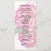 Rosa und Weiße Rosen Programm (Rückseite)