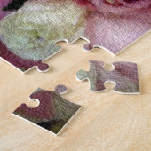 Rosa und Weiße Rosen Puzzle (Seite)