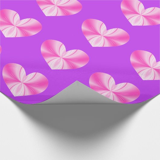 Rosa und weiße Schmetterlingsherde Geschenkpapier (Ecke)