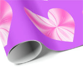 Rosa und weiße Schmetterlingsherde Geschenkpapier (Rolleneckpunkt)