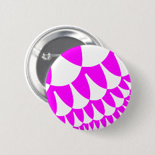 Rosa und weiße Schuppen Button