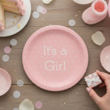 Rosa und weiße Sternmuster Ein Mädchen