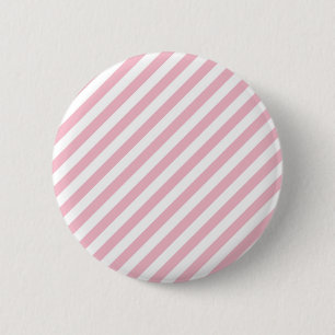 Rosa und weiße Streifen Button