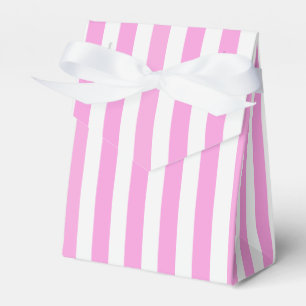 Rosa und weiße Streifen Geschenkschachtel