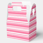 Rosa und weiße Streifen Hochzeitskiste Geschenkschachtel (Geöffnet)