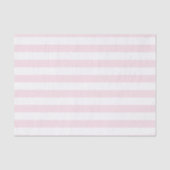 Rosa und weiße Streifen Niedliches Girlanmuster Seidenpapier (Vorderseite)