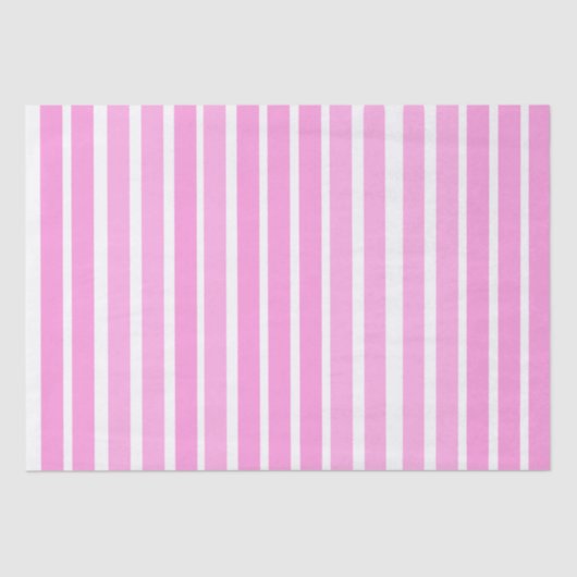 Rosa und weiße Streifen Seidenpapier (Vorderseite)