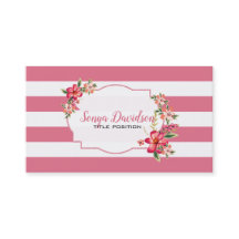 Rosa und weiße Streifen