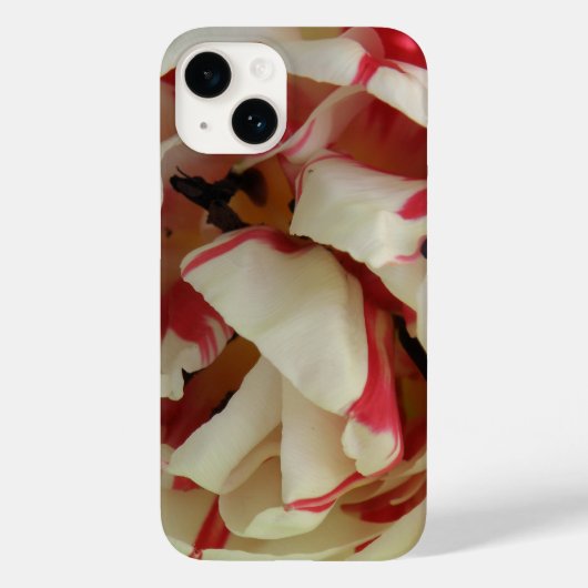 Rosa und weiße Tulip Case-Mate iPhone Hülle (Rückseite)