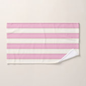 Rosa und weiße Viktorianische Streifen Hütte Stilg Handtuch (Handtuch)