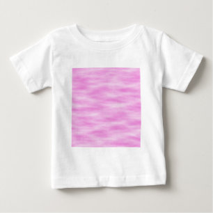 Rosa und weiße Wavy Muster. Baby T-shirt