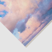 Rosa und weiße Wolken Blaue Himmel Enttäuschung Seidenpapier (Ausschnitt)