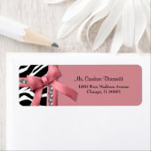 Rosa und weiße Zebrastreifen mit Silberstreifen (Insitu)