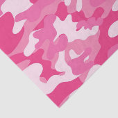 Rosa und weißer Camouflage-Entwurf Seidenpapier (Ausschnitt)