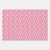 Rosa und weißer Marmor Geschenkpapier Set (Vorderseite 2)